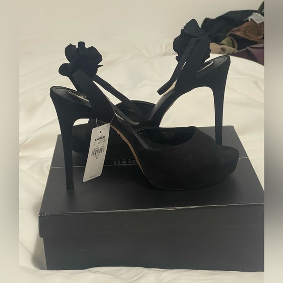 Brain Atwood x Express Rose Heeled Platform Sandals - Picture 3 of 4